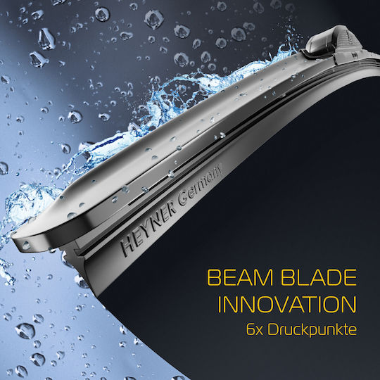Heyner Hybrid Υαλοκαθαριστήρας Αυτοκινήτου Οδηγού 530mm Universal