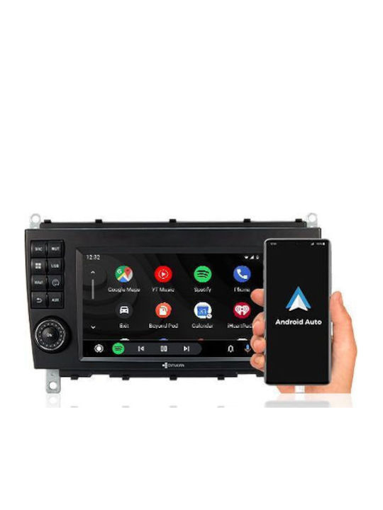 Dynavin Ηχοσύστημα Αυτοκινήτου για Mercedes-Benz CLK Class 2005-2009 (Bluetooth/USB/WiFi/GPS/Apple-Carplay/Android-Auto) με Οθόνη Αφής 7"