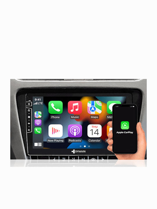 Dynavin Car Audio System for Skoda Octavia 2013-2020 (Bluetooth/USB/WiFi/GPS/Apple-Carplay/Android-Auto) with Touch Screen 10.1"