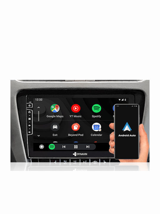 Dynavin Car Audio System for Skoda Octavia 2013-2020 (Bluetooth/USB/WiFi/GPS/Apple-Carplay/Android-Auto) with Touch Screen 10.1"