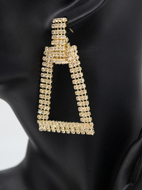 Velve Set mit Ohrringe & Armband aus Gold mit Steinen