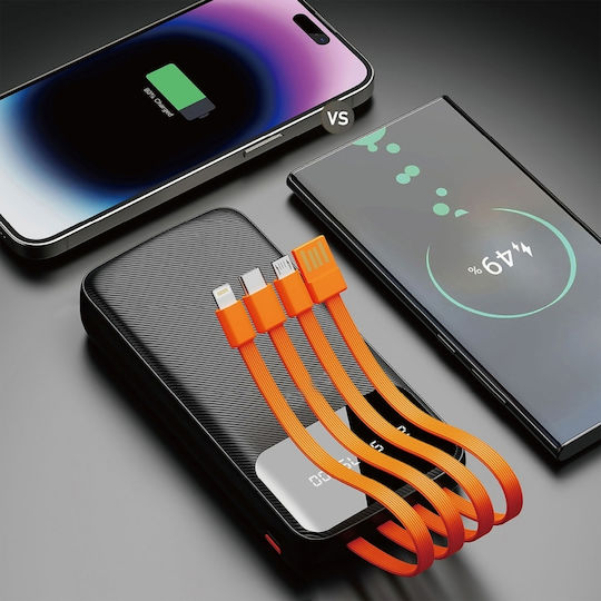 Dudao K6Pro Power Bank 10000mAh Black