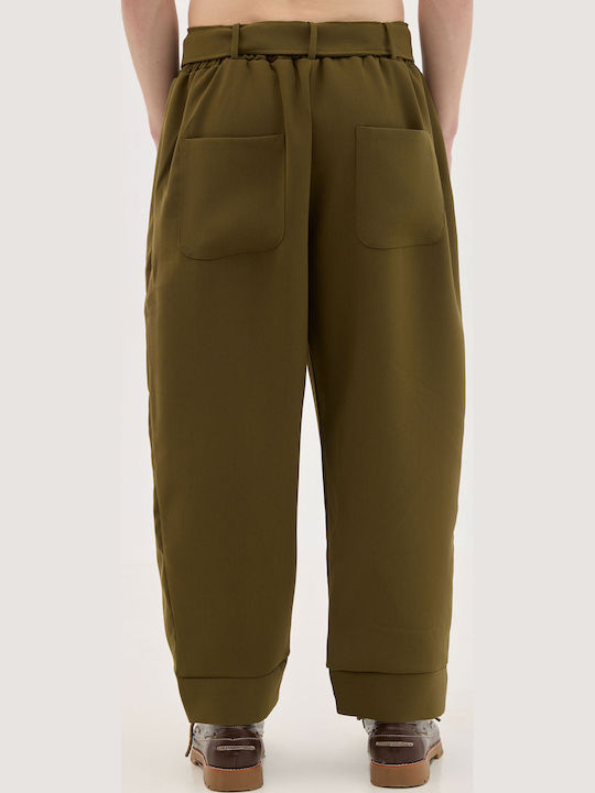 Trousers in Relaxed Fit Black