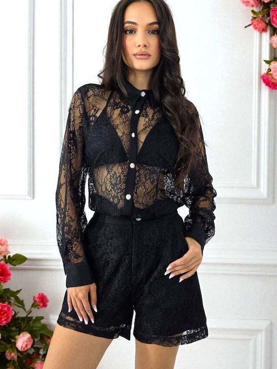 Γυναικείο Σετ με Σορτς Black
