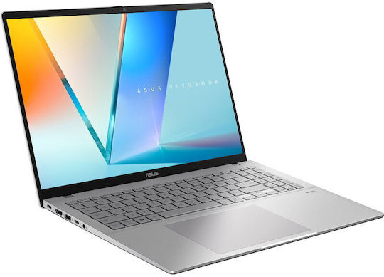 Asus Vivobook S16 S3607VA-RP109 16" FHD+ 144Hz (Nucleu 5-210H/16GB/1TB SSD/No OS) Argintiu rece (Tastatură US)