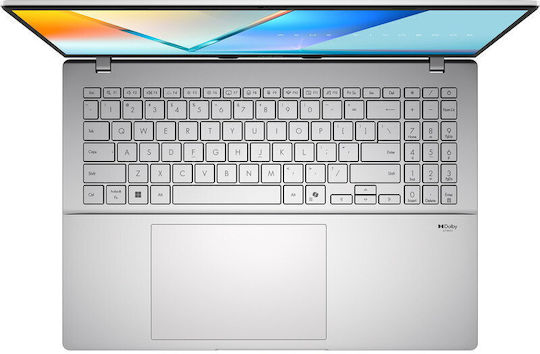 Asus Vivobook S16 S3607VA-RP109 16" FHD+ 144Hz (Nucleu 5-210H/16GB/1TB SSD/No OS) Argintiu rece (Tastatură US)