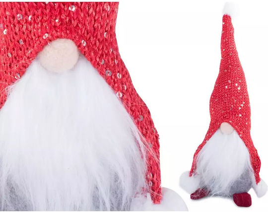 Weihnachtszwerge Dekorativ 30cm Rote Graue Mütze