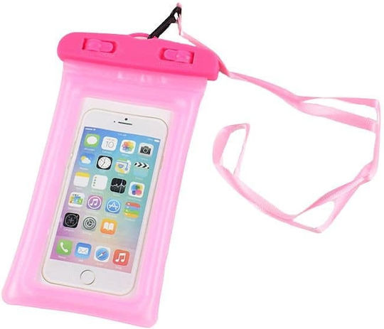 Universelle Wasserdichte Rosa Handyhülle