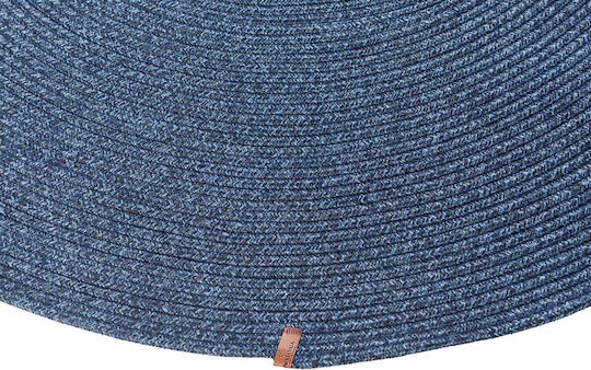 Anatolia Jute 100 Килим Кръгла Джута Синьо