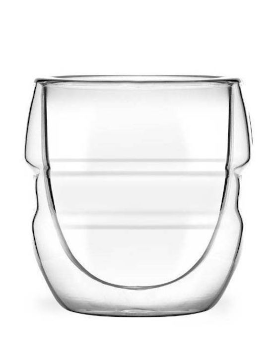 Vialli Design Σετ Φλιτζάνια Καφέ από Πορσελάνη Καφέ 70ml 2τμχ