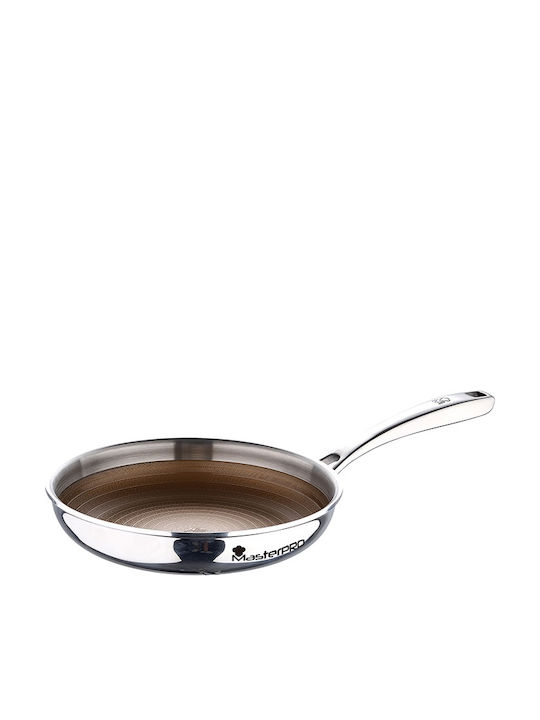 MasterPro Pan aus Edelstahl mit Antihaftbeschichtung 20cm
