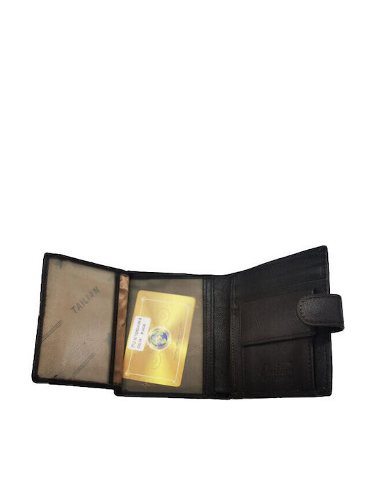 Leather Men's Wallet Classic Brown