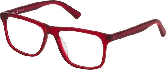 Police Metal Prescription Eyeglass Frame Black VK049 L00M