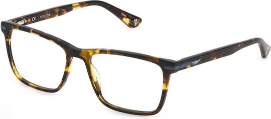 Police Eyeglass Frame Brown VK105 0C10