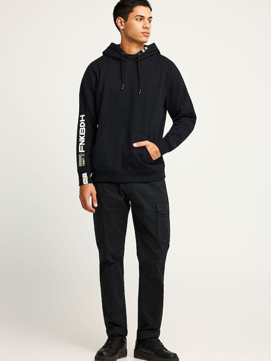 Sweatshirt with Hood Black
