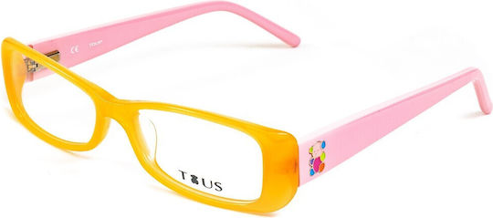 Tous Children's Plastic Eyeglass Frame Orange VTK511 07M6