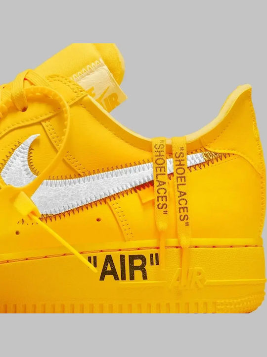 Air Force 1 Sneakers University Gold / Black / Metallic Silver