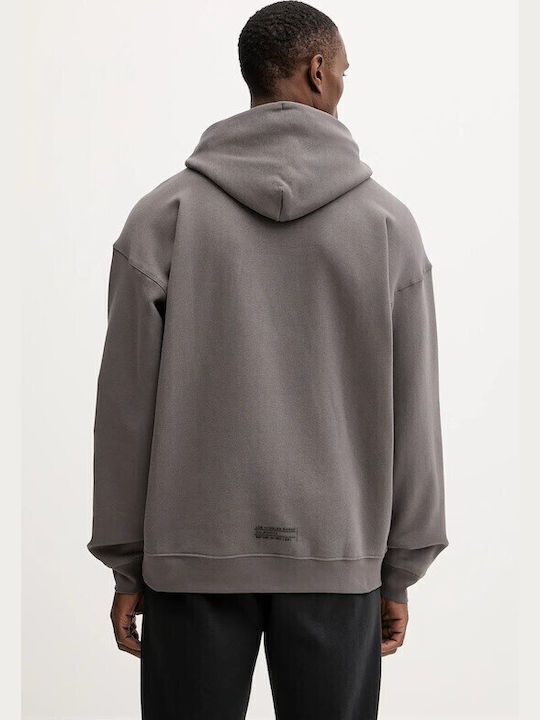 Sweatshirt with Hood Seagull Grey