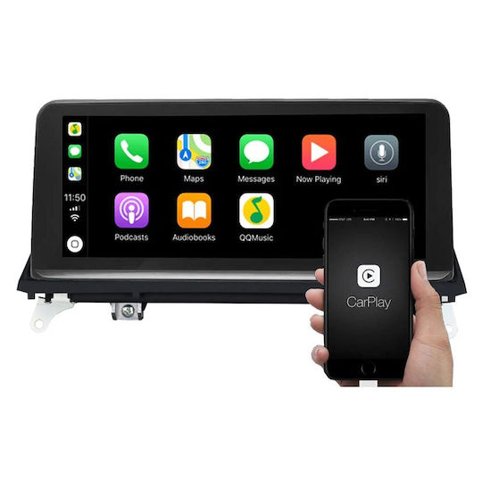 Bizzar Ηχοσύστημα Αυτοκινήτου για BMW Σειρά 5 2010 – 2012 (Bluetooth/USB/AUX/WiFi/GPS/Apple-Carplay/Android-Auto) με Οθόνη Αφής 10.25"