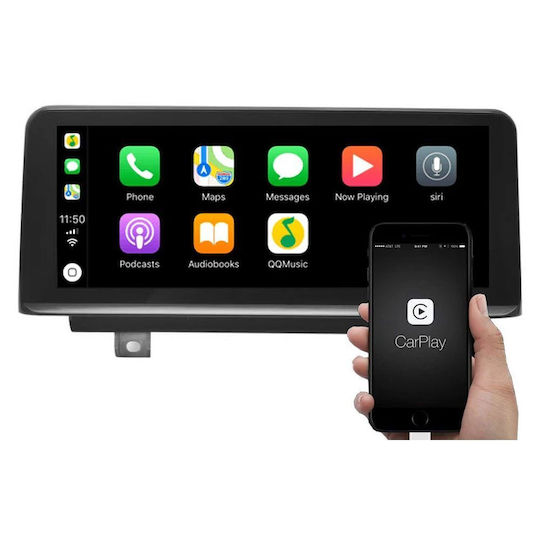 Bizzar Auto-Audiosystem für BMW X3 2011 – 2013 Bluetooth USB AUX Eingebautes Wi-Fi GPS Apple CarPlay Android Auto mit 8,8" Touchscreen