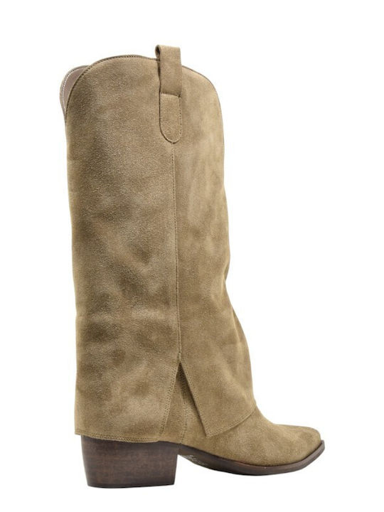 Leather Women's Boots Brown