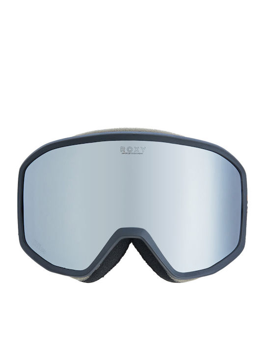 Roxy Izzy ERJTG03242 KYH0 Ski & Snowboard Goggles Adults Black with Mirror Lens / Polarized in Black Color