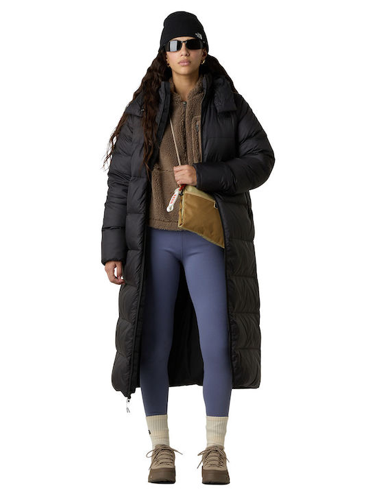 Hydrenalite City Lang Damen Puffer Jacke Wasserdicht für Winter Schwarz