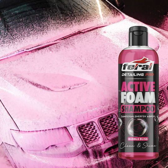 Feral Detailing Pro Car Wash Shampoo with Scent Bubble Gum 500ml