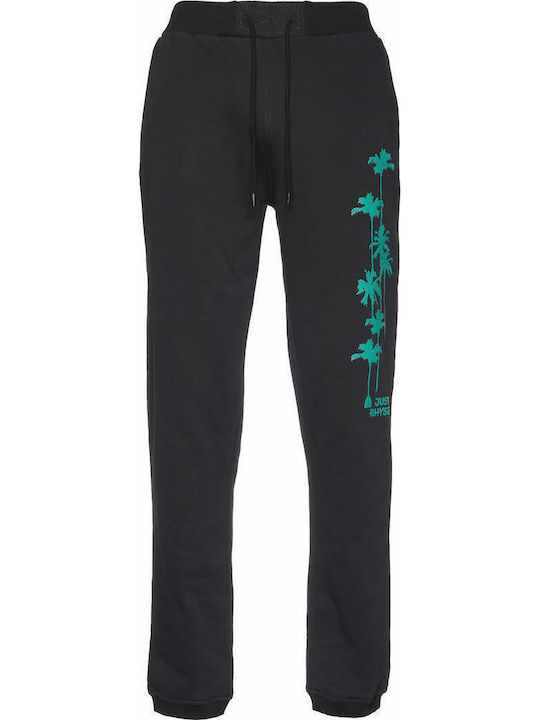 Sweatpants with Elastic Black, Green