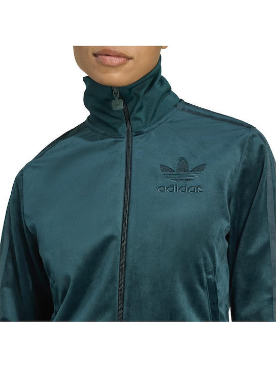 Track Top Γυναικεία Ζακέτα Φούτερ Βελουτέ Aurivy
