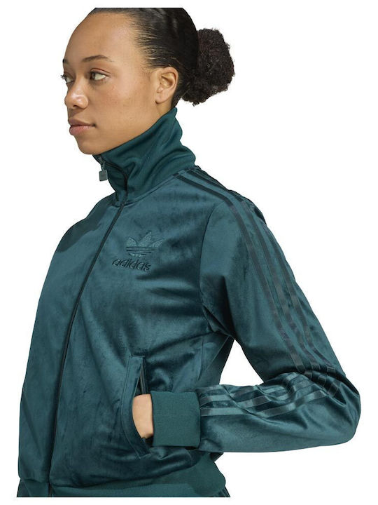 Track Top Γυναικεία Ζακέτα Φούτερ Βελουτέ Aurivy