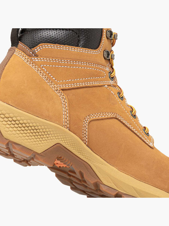 Leder Gelb Stiefel