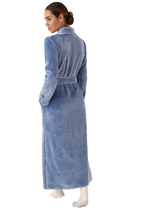 Promise Winter Women's Robe Blue