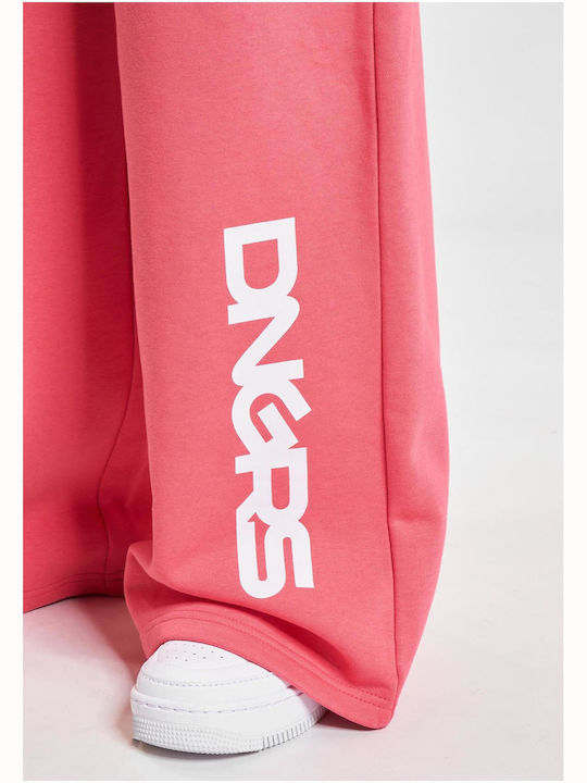 Παντελόνι Φόρμας Καμπάνα Pink/white
