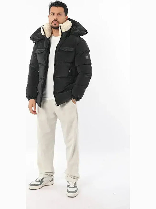 Winter Jacke Puffer Black