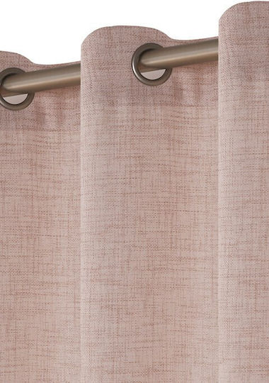Viokarpet Perdea Cu Capse Flavia Gri 140x285cm