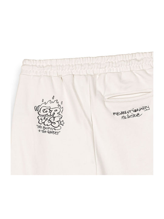 Pantaloni de trening Ecru