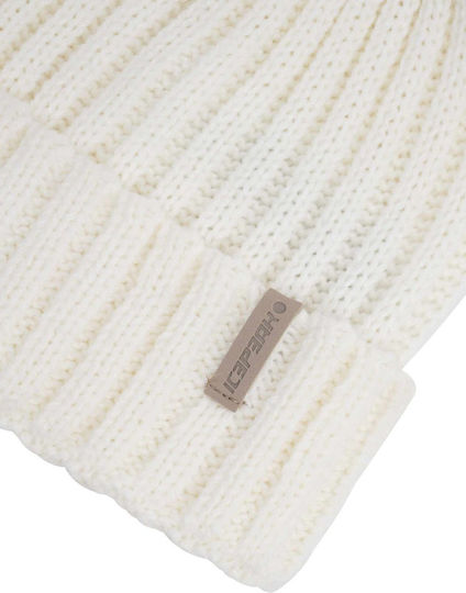 Beanie Unisex Beanie Gestrickt in Beige Farbe