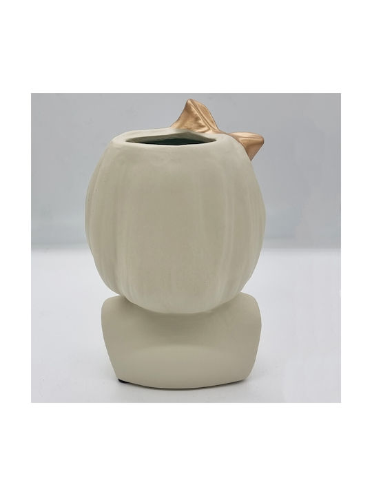 Velve Διακοσμητικό Βάζο Keramik Ecru 21cm 1Stück