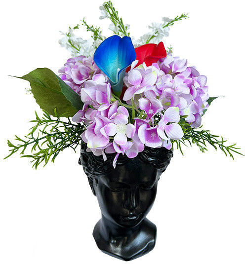 Velve Vază Decorativă Ceramică Roșie 13x13xÎnălțime 20cm