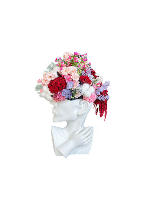 Velve Vază Decorativă Ceramică Roșu 9.5x20.5cm 1buc
