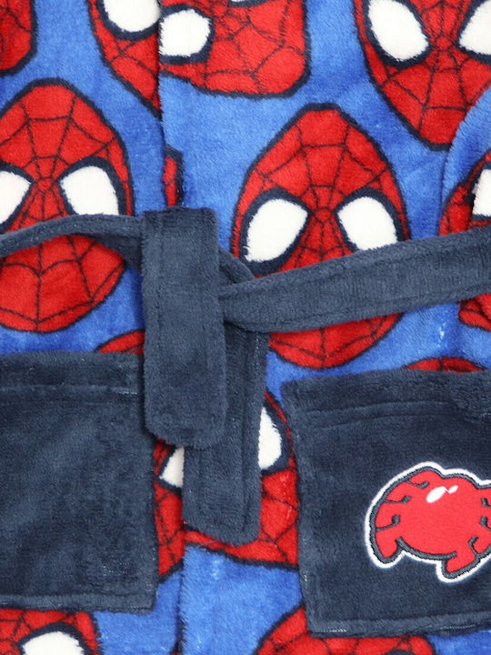 Marvel Kids' Robe Winter Fleece Blue