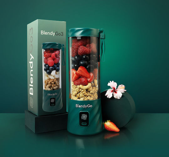 BlendyGo Blender with Plastic Jug 550 ml Green