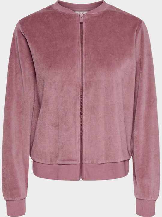 Дамска плетена жилетка Pink