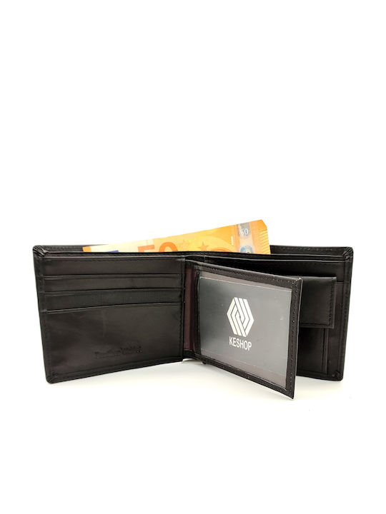 Leather Men's Wallet Classic Black