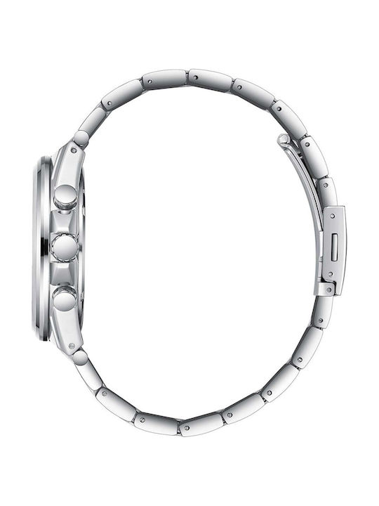 Lee Cooper Bracelet Men's Watch Battery with Silver Metal Bracelet