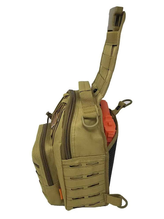 Herren Schulter / Crossbody Tasche Schwarz