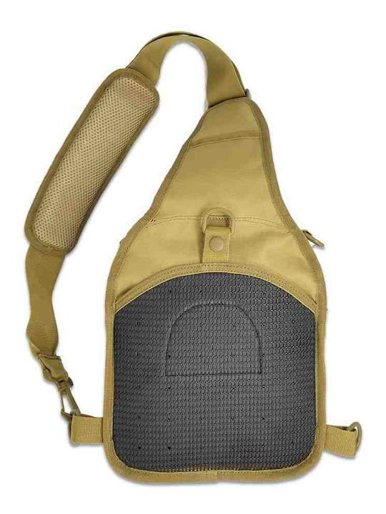 Herren Schulter / Crossbody Tasche Schwarz