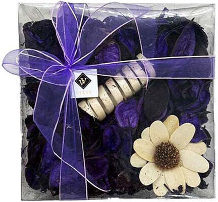 Blumengesteck In Einer Rundbox Seifenrosen Belgische Trüffel Duftgetrocknete Blumen Rote