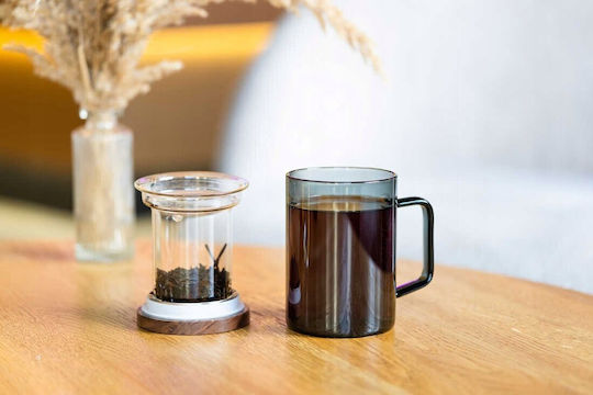 Cup Tea Glass Gray 350ml